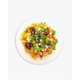 Roasted Vegetable & Feta Couscous Salad